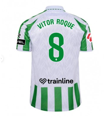 Real Betis Vitor Roque #8 Primera Equipación 2024-25 Manga Corta